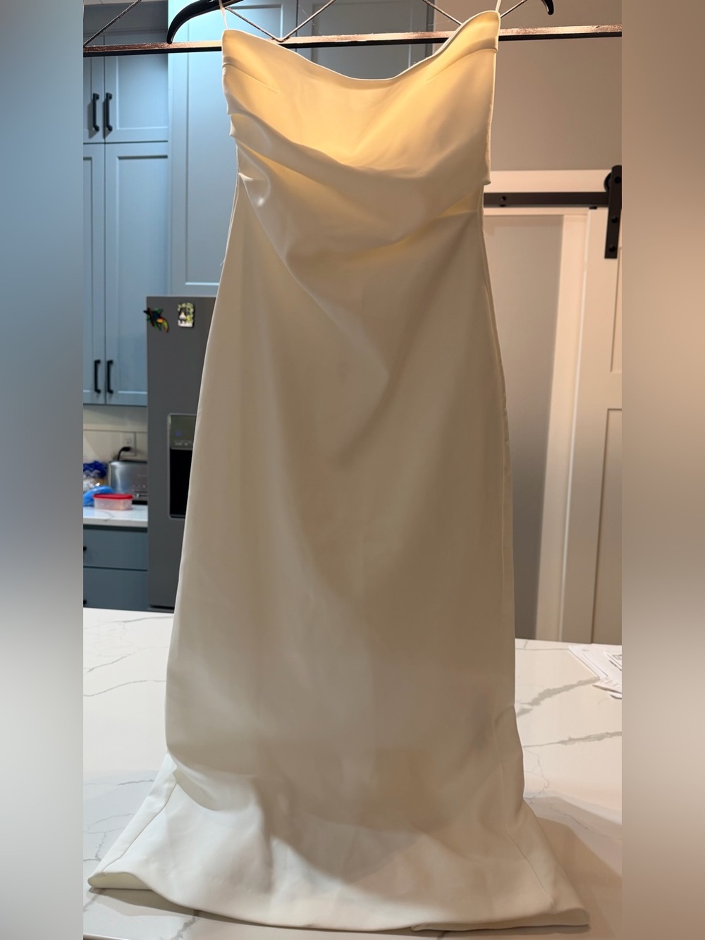 Zara Cream Midi dress NWT